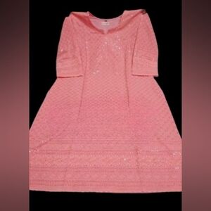 Chikankari sequin cotton  kurta